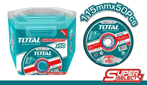 Set Disco Abrasivo Total Metal E Inox 50pcs