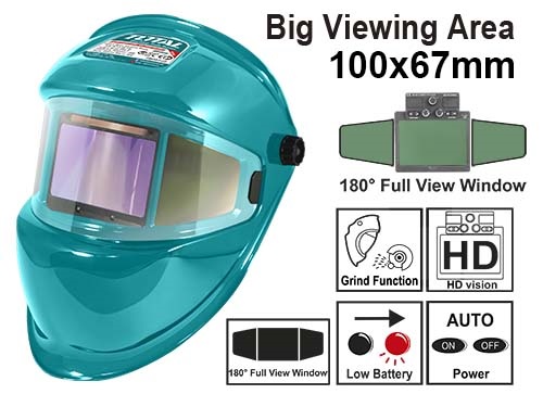 Casco P/ Soldador Total 100*67 Mm Automatico