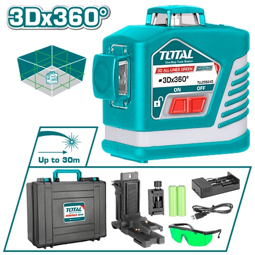 Nivel Total Laser 3d X 360°