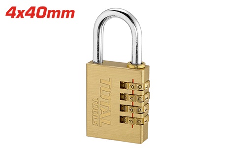 Candado Total De Combinacion 4x40mm 3dig