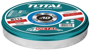 Set Disco Abrasivo Total Corte Metal 10pcs (2892)