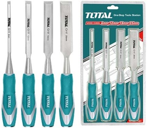 Cincel Total Para Madera 4 Pcs (3076)