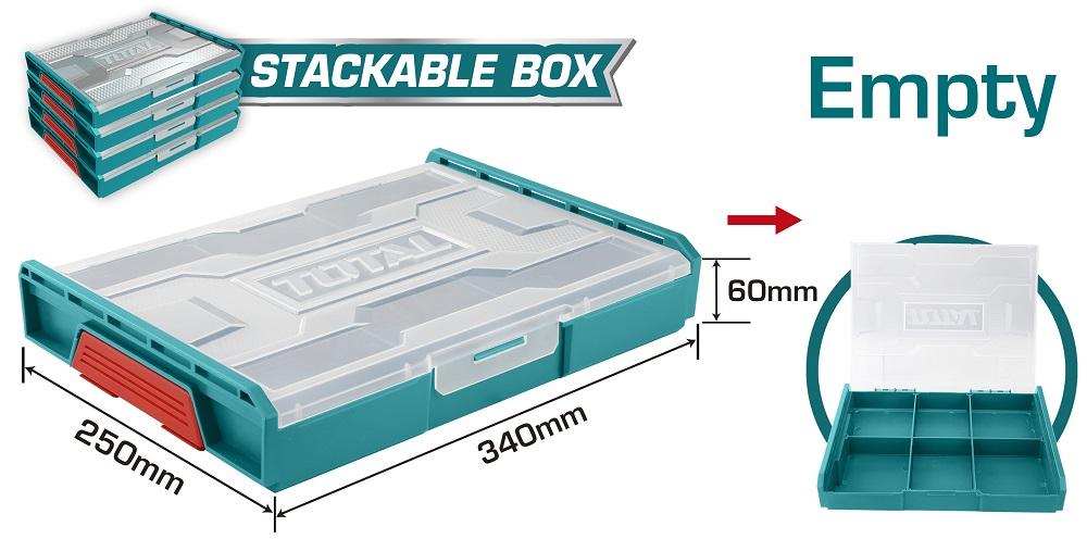 Caja Para Herramientas Total Apilables
