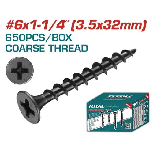 Tornillo Total St3.5x32mm Rosca Gruesa X650