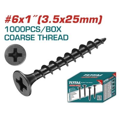 Tornillo Total St3.5x41mm Rosca Gruesa X 400 Pcs