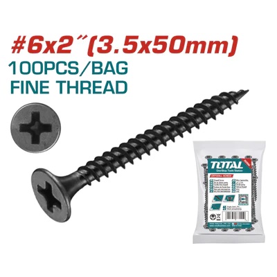 Tornillo Total St3.5x50mm Rosca Fina X100